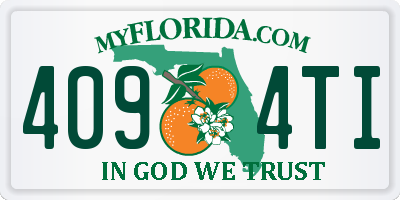 FL license plate 4094TI