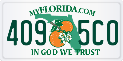 FL license plate 4095CO