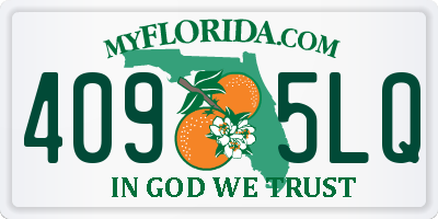 FL license plate 4095LQ