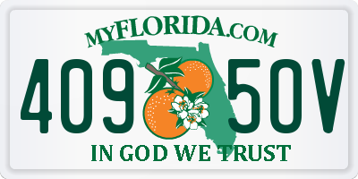 FL license plate 4095OV