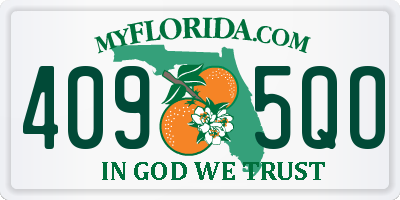 FL license plate 4095QO