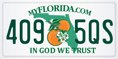 FL license plate 4095QS