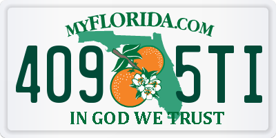 FL license plate 4095TI