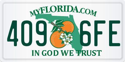 FL license plate 4096FE