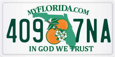 FL license plate 4097NA