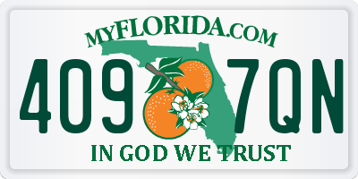 FL license plate 4097QN