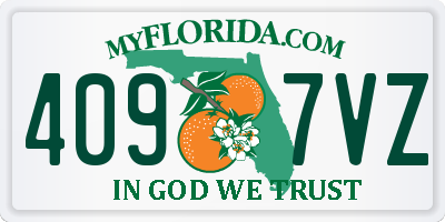 FL license plate 4097VZ