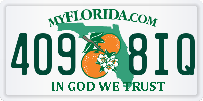 FL license plate 4098IQ
