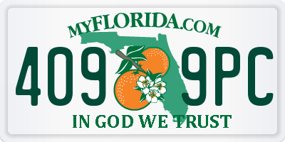 FL license plate 4099PC