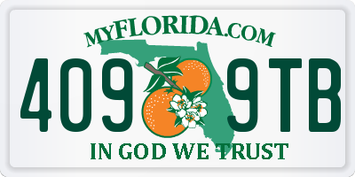 FL license plate 4099TB