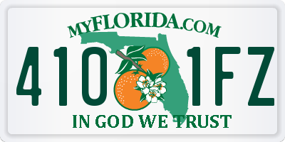 FL license plate 4101FZ