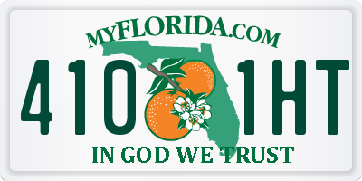 FL license plate 4101HT