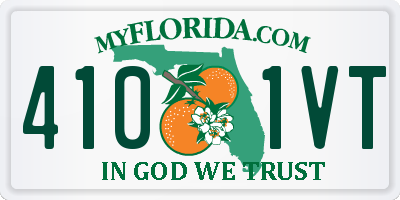 FL license plate 4101VT