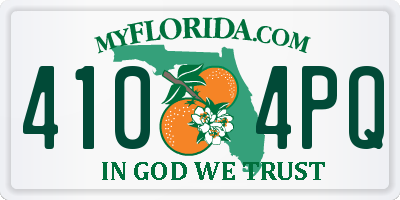 FL license plate 4104PQ