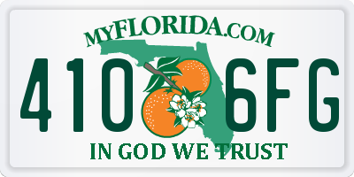 FL license plate 4106FG