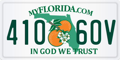 FL license plate 4106OV