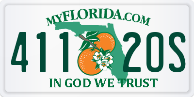 FL license plate 4112OS