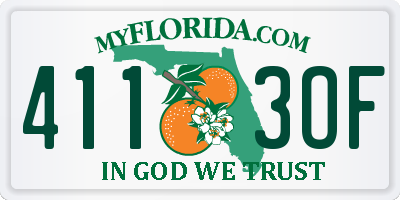 FL license plate 4113OF