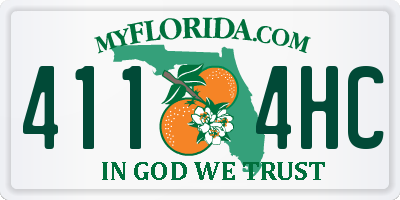 FL license plate 4114HC