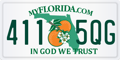 FL license plate 4115QG