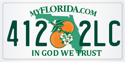 FL license plate 4122LC