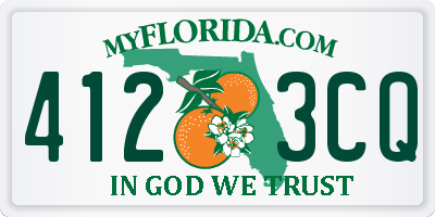 FL license plate 4123CQ