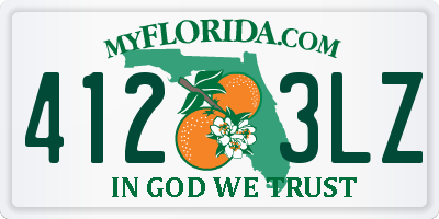 FL license plate 4123LZ