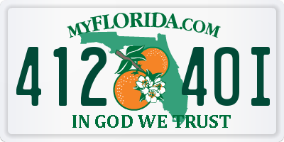 FL license plate 4124OI