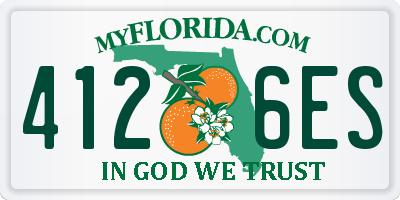 FL license plate 4126ES