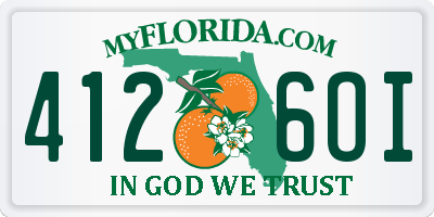 FL license plate 4126OI