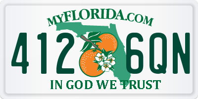 FL license plate 4126QN