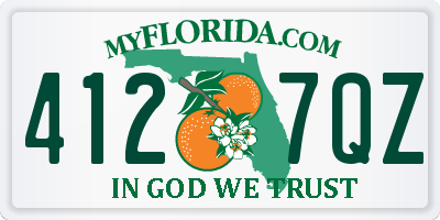 FL license plate 4127QZ