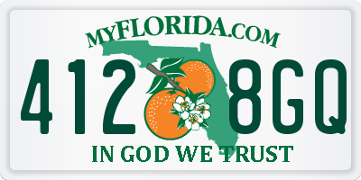 FL license plate 4128GQ