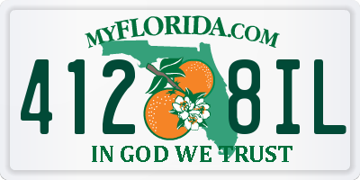 FL license plate 4128IL