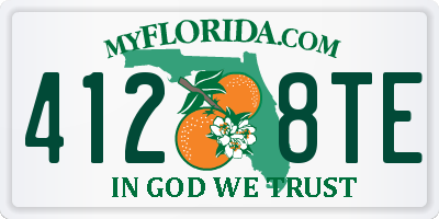 FL license plate 4128TE