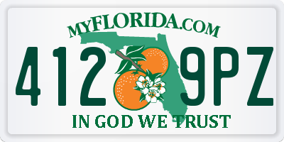 FL license plate 4129PZ