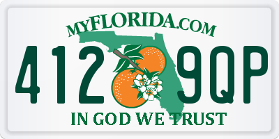 FL license plate 4129QP