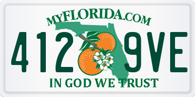 FL license plate 4129VE