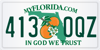 FL license plate 4130QZ