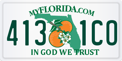 FL license plate 4131CO