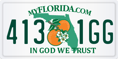 FL license plate 4131GG