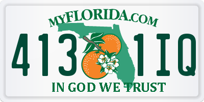 FL license plate 4131IQ