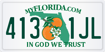 FL license plate 4131JL
