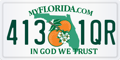 FL license plate 4131QR