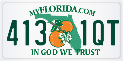 FL license plate 4131QT