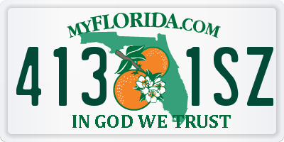 FL license plate 4131SZ
