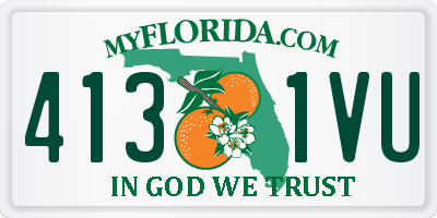 FL license plate 4131VU