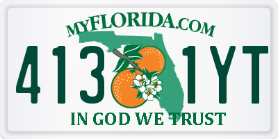 FL license plate 4131YT