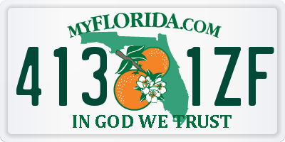 FL license plate 4131ZF