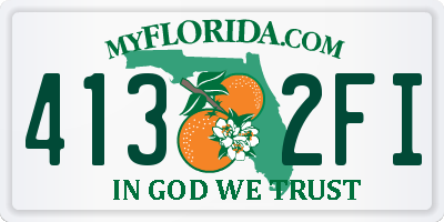 FL license plate 4132FI